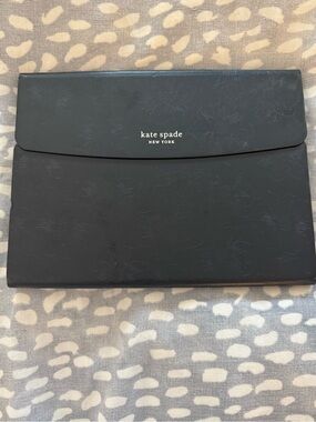 kate spade Black Floral Embossed Tablet Sleeve